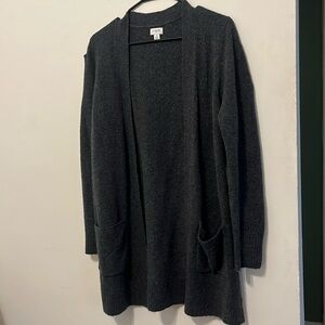J. Crew Open Front Gray Cardigan